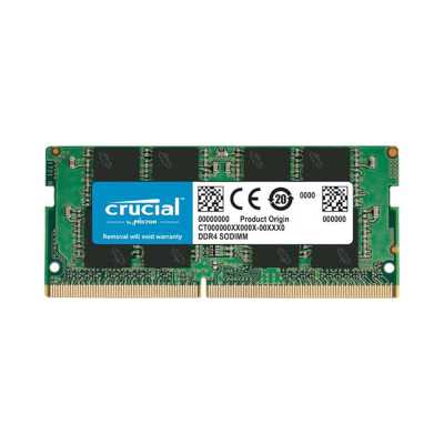 Оперативная память Crucial, DDR4, 8GB (1x8GB), 3200 MHz, CL22, без радиатора, SO-DIMM, OEM
