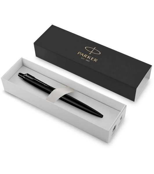 Ручка шариковая Parker Jotter Monochrome XL SE20 (CW2122753) Matt Black, M, синие чернила, подарочная коробка