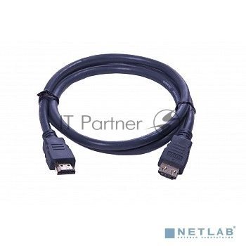 Кабель HDMI CP-HM-HM-3M Wize, 3 м, v.2.0, K-Lock, soft cable, 19M/19M, позол.разъемы, экран, темно-серый, пакет