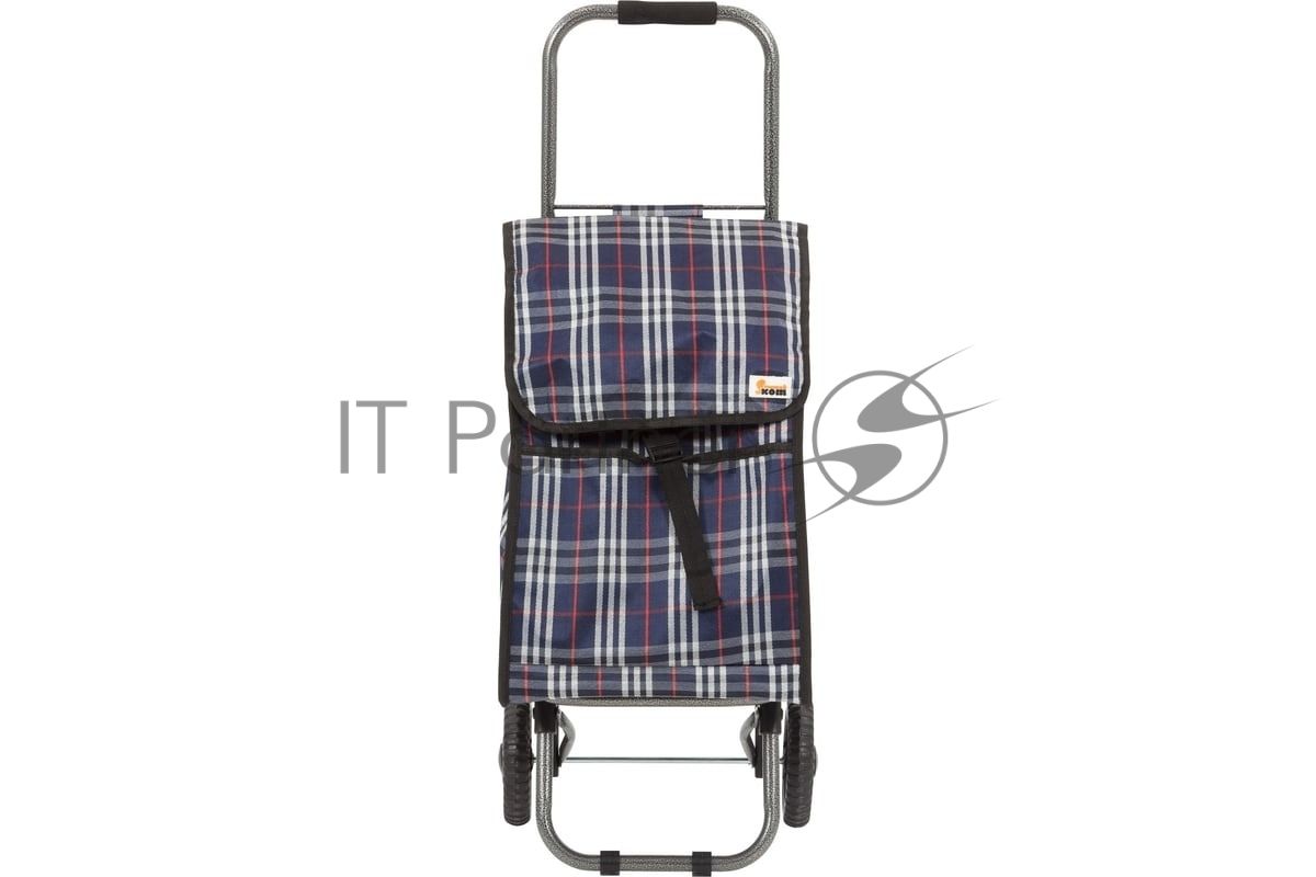 Тележка с сумкой Рыжий кот D203ECO Tartan, до 30 кг