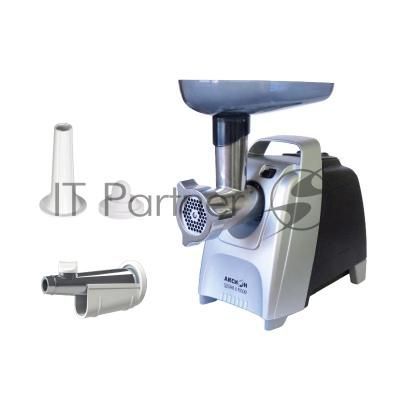 Мясорубка Аксион М61.04 Черно-серебристая, 2000 Вт, 3 кг/мин