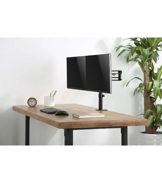 Кронштейн для мониторов Ultramounts UM737 черный 17"-32" макс.8кг крепление к столешнице поворот и наклон