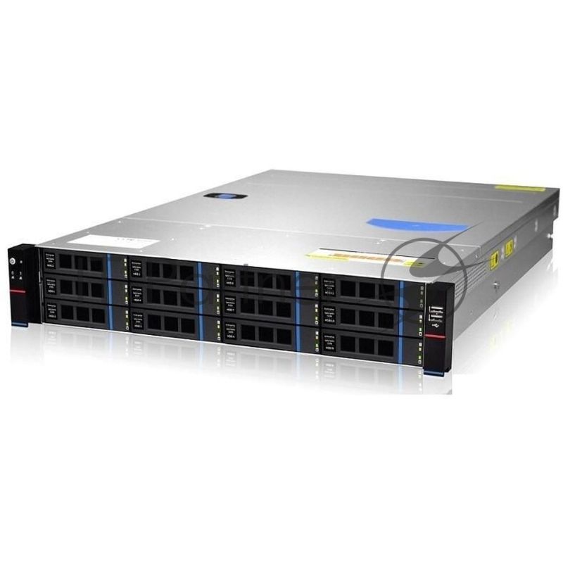 Серверный корпус Gooxi RMC2112-670-HS-NV-D 2U 12bay chassis SAS/SATA/NVME backplane rear 2*2.5"SAS/SATA 1300W 1+1 EU power cables rail kit