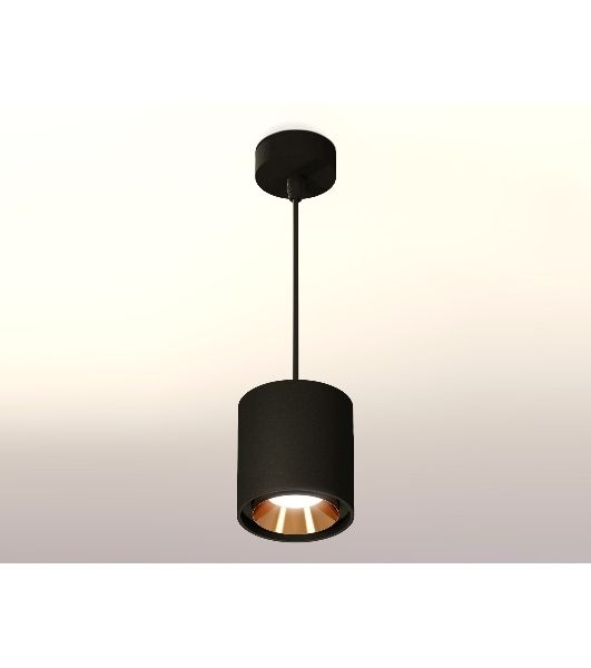 Светильник Ambrella Light XP7723001 SBK/PYG черный песок/золото желтое полированное MR16 GU5.3 (A2311, C7723, N7034)