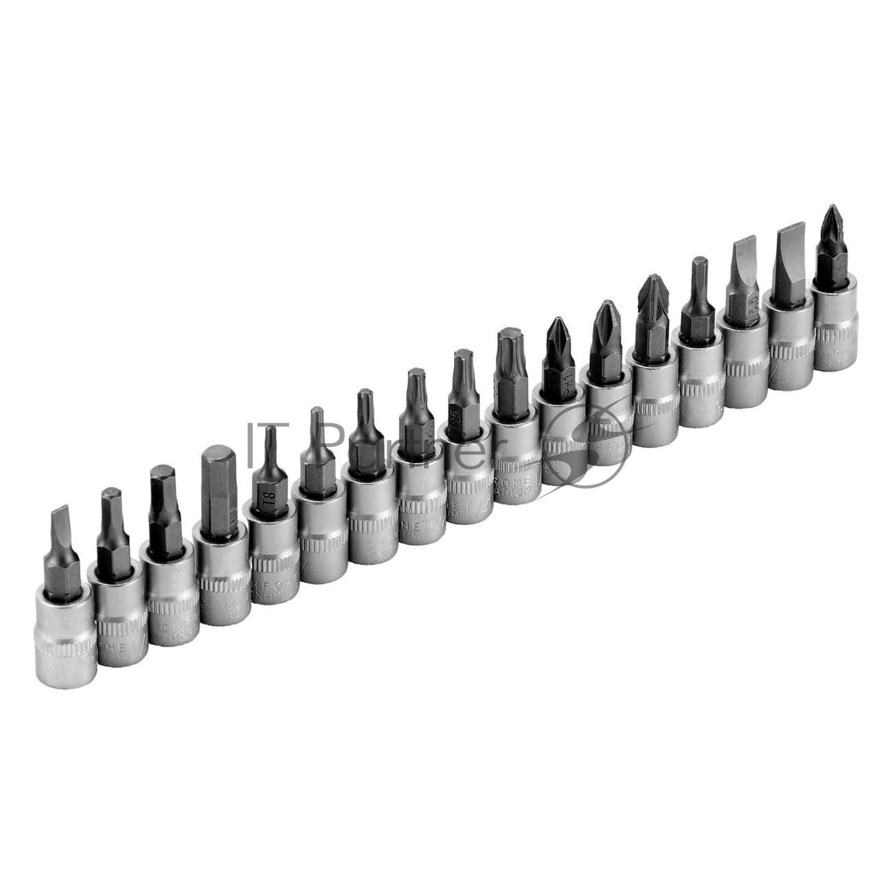 Набор инструментов, 1/2", 1/4", CrV, пластиковый кейс 82 предмета MTX
