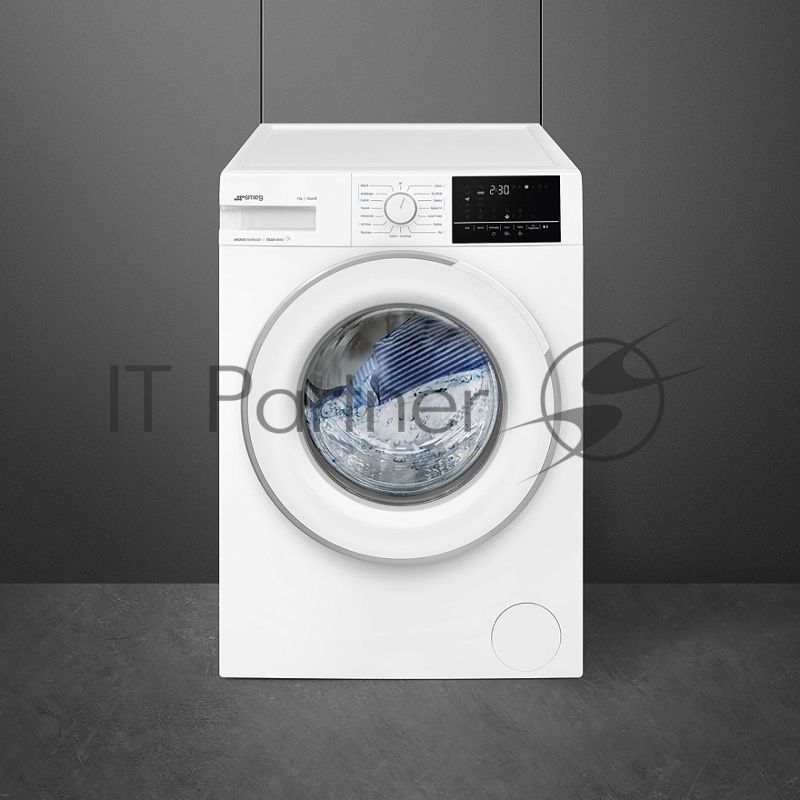 Стиральная машина SMEG WN94SEB белый, загрузка фронтальная 9 кг, 1400 об/мин, класс А+++