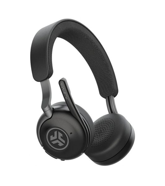 Гарнитура JLab Epic Work ANC Wireless Duo with Stand чёрный, беспроводная, Bluetooth/радиоканал/USB-C, ANC (шумоподавление), до 9 м, в комплекте подставка