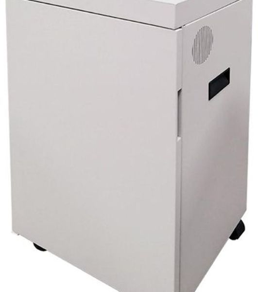 Шредер Office Kit S500 (2х15) белый (секр.P-5)/фрагменты/17лист./50лтр./скрепки/скобы/пл.карты/CD