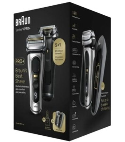 Электробритва сетчатая Braun 9675cc питан.:элек.сеть/аккум. серебристый