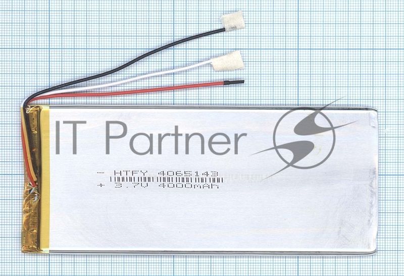 Аккумулятор Li-Pol (батарея) 4x65x143мм 3pin 3.7V/4000mAh