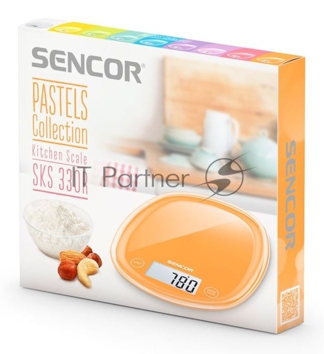 Кухонные весы бытовые электронные Sencor SKS 33OR
