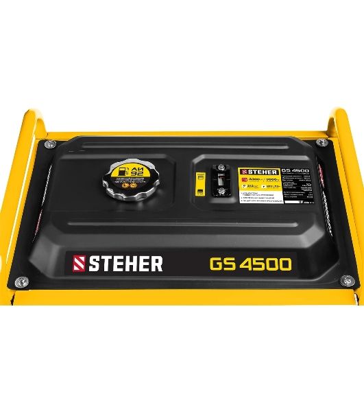 Электрогенератор бензиновый STEHER GS-4500, 3.3 кВт, 72 дБ, 39 кг