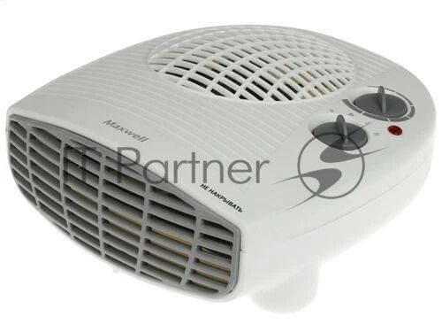 Тепловентилятор Maxwell MW-3456(W), белый, 1000/2000 Вт, 20 м2, термостат