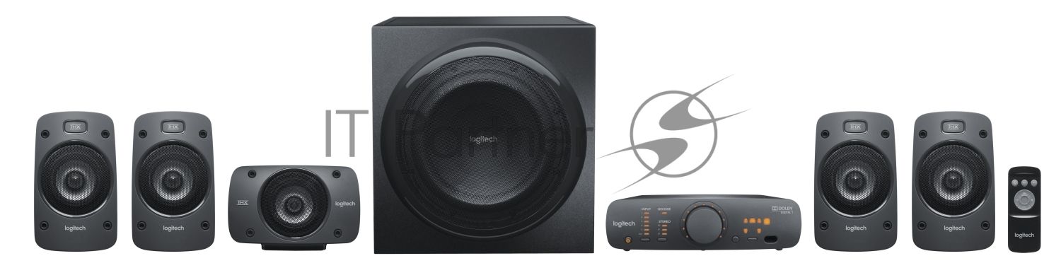 Колонки Logitech Z906 5.1 черный 500Вт