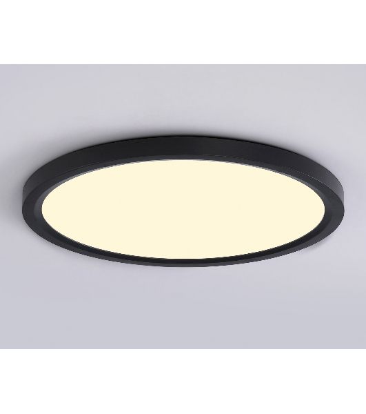 Светильник светодиодный ультратонкий Ambrella light FZ1910 BK черный IP54 44W 3000K-6500K CCT-переключатель D600*25 (Без ПДУ)