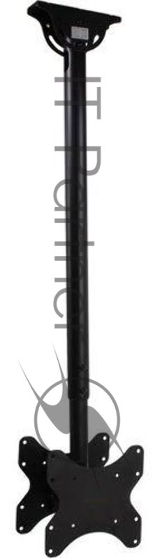 Кронштейн для телевизора Arm Media LCD-1650 черный, 15"-48" макс. 90 кг, потолочный, поворот и наклон