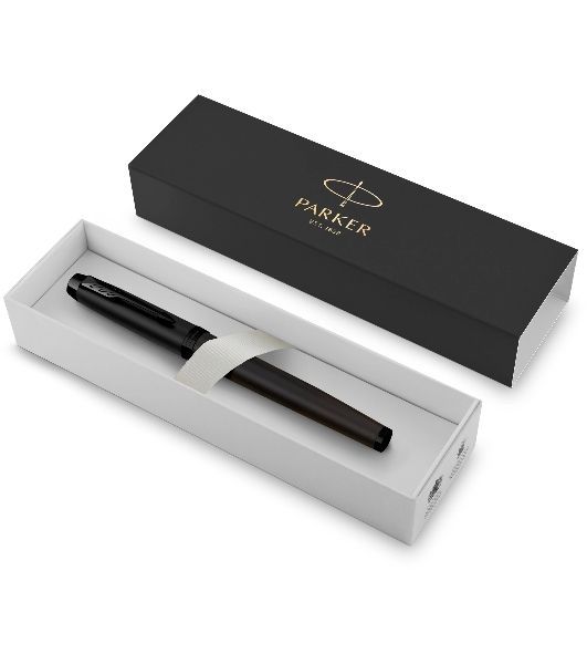 Ручка роллер Parker IM Achromatic T317 (CW2127743) Matt Black, F, черные чернила, подарочная коробка