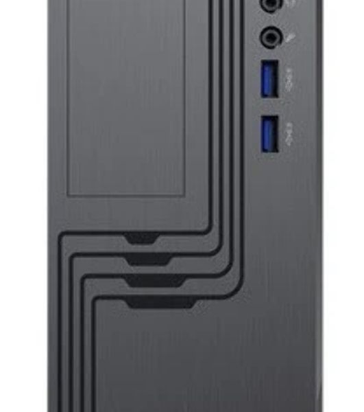Компьютерный корпус Slim Case Powerman EL555 черный PM-300ATX 2хUSB 3.0+2хUSB 2.0,HD,Audio mATX, miniATX