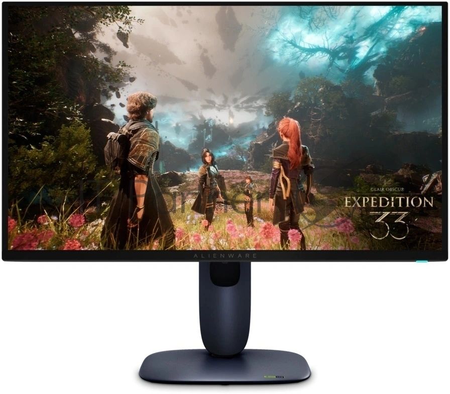 Монитор 26.7" Dell Alienware AW2725Q QD-OLED 3840x2160, 240 Гц, 0.03 мс, 16:9, 250 кд/м², 2xHDMI, DisplayPort, HDR, FreeSync Premium Pro, G-SYNC Compatible, Low Blue Light, черный