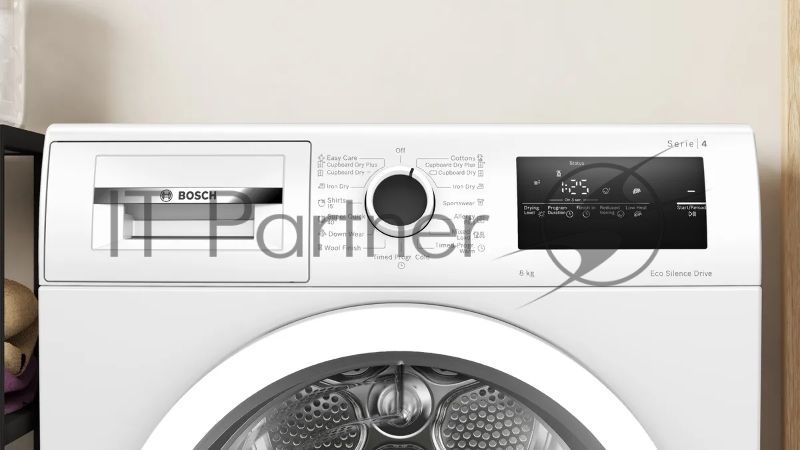 Сушильная машина Bosch WTN86212ME серый, 8 кг, сушка - конденсационная, программ - 8, 59.8 x 84.2 x 61.3 см