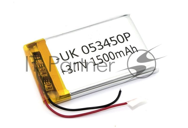 Портативный аккумулятор Li-Pol (батарея) 5*34*50мм 2pin 3.7V/1500mAh