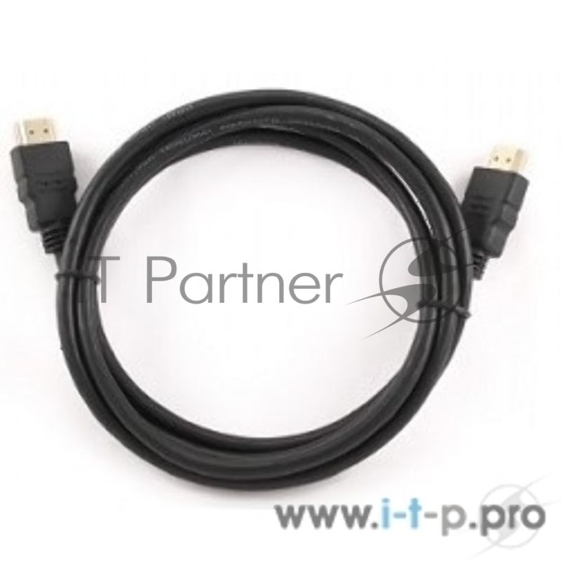 Кабель Cablexpert HDMI CC-HDMI4-0.5M, 19M/19M, v2.0, медь, позол.разъемы, экран, 0.5м, черный, пак