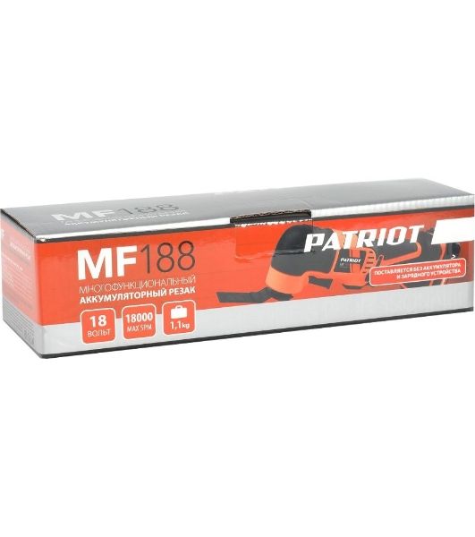 Резак аккумуляторный многофункциональный PATRIOT MF 188 (Без ЗУ и АКБ) в коробке, UES