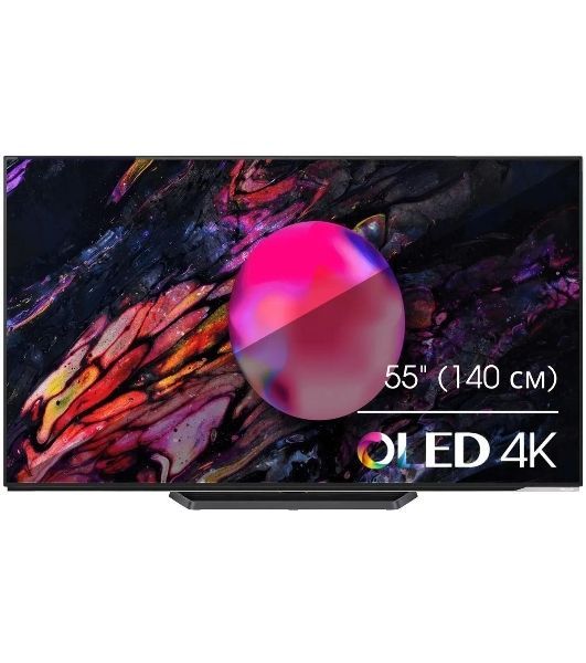 Телевизор Hisense 55" 55A85K черный OLED UHD 120Hz Vidaa
