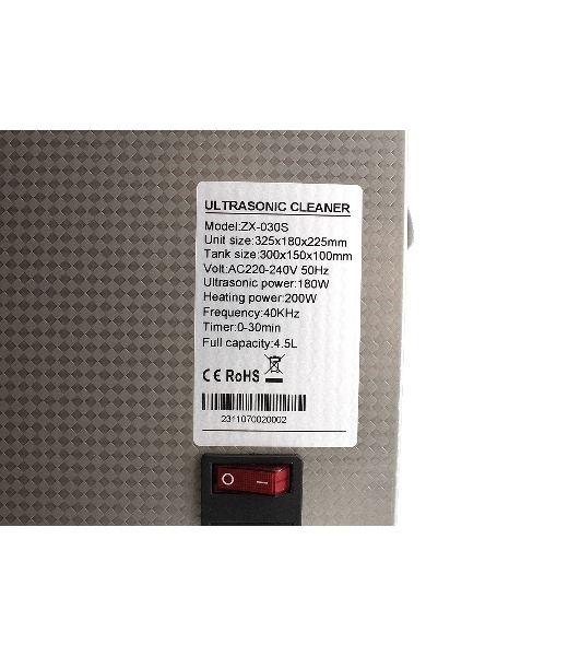 Ультразвуковая ванна Skymen ZX-030S 4.5 л, 180 Вт