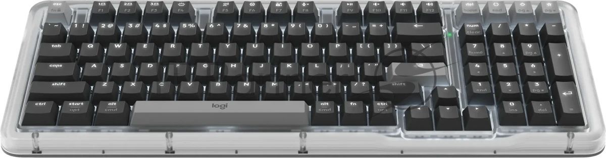 Клавиатура Logitech Alto Keys K98M беспроводная, Bluetooth, радиоканал, серый