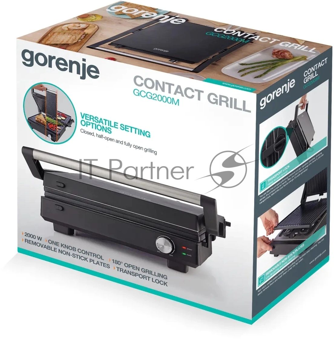 Гриль электрический BBQ Gorenje GCG2000M 744407