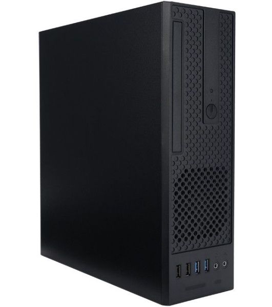 Компьютерный корпус Slim Desktop INWIN CJ708BL IP-S265AU7-2 80plus Bronze, U3*2+U2*2+A(HD)+TYPE 3.1C + FAN 80*15мм + intrusion switch INWIN Slim Case