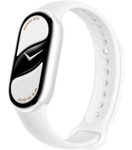 Фитнес-браслет Xiaomi Smart Band 10 Ceramic Edition, 1.72", AMOLED, Bluetooth, IPX8, жемчужно-белый