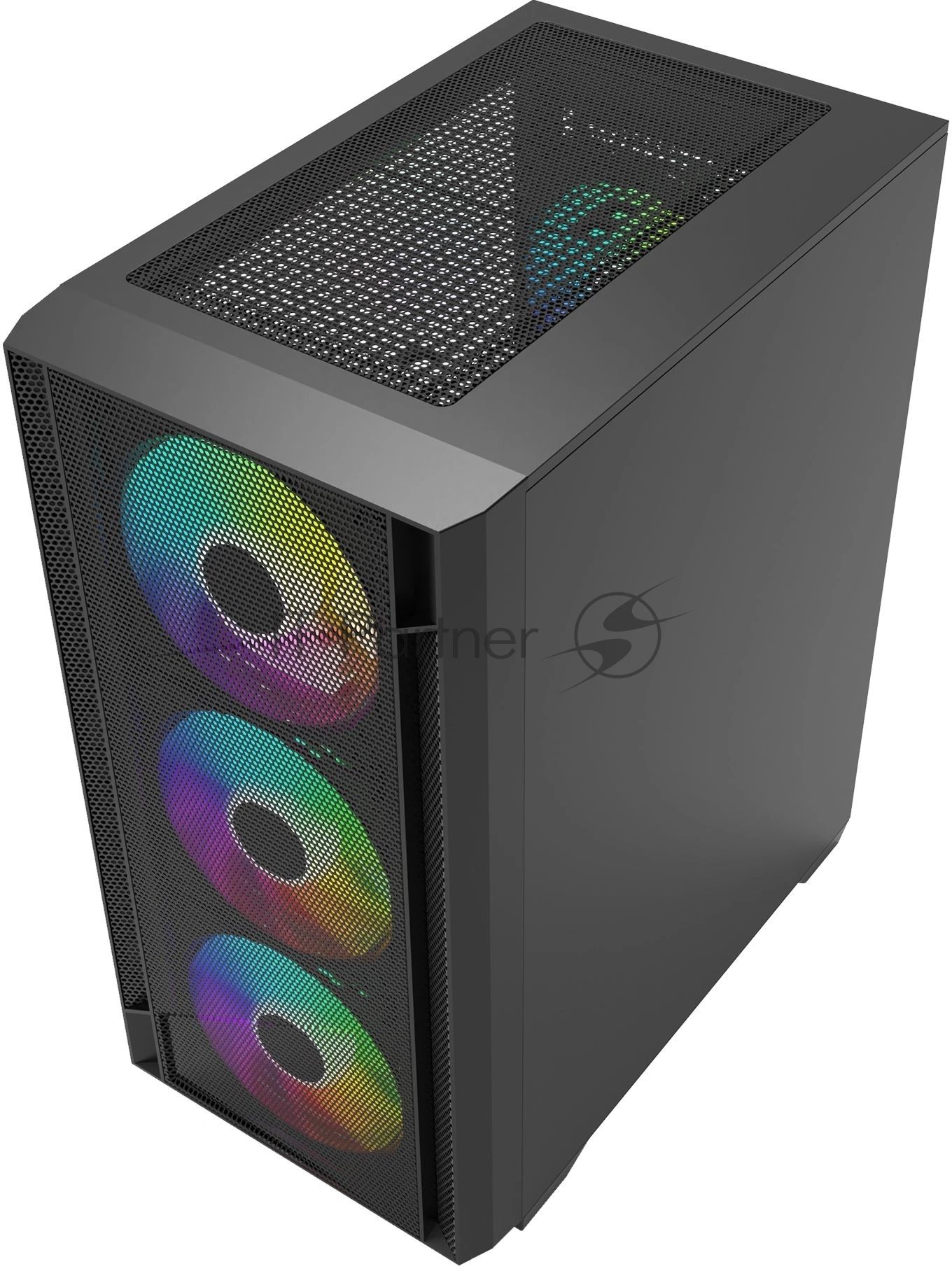 Корпус Bloody CC-124-BK, Mini-Tower, чёрный