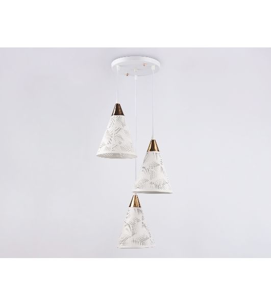 Светильник Ambrella light TR8433/3 WH/FGD белый/золото E27/3 max 40W D360*800