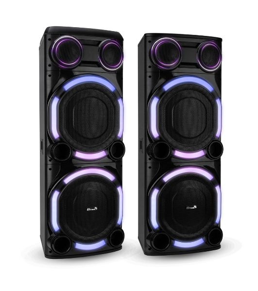 Колонка Eltronic 15" (30-57 CRAZY BOX 5000) динамик 4шт/15" комплект 2 колонки с TWS