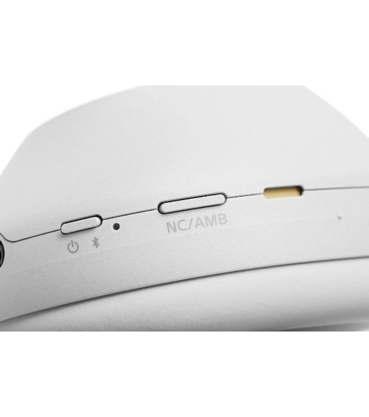 Беспроводные/проводные наушники Sony WH-1000XM5 белый, полноразмерные, Bluetooth + проводной, активное шумоподавление, до 30 ч