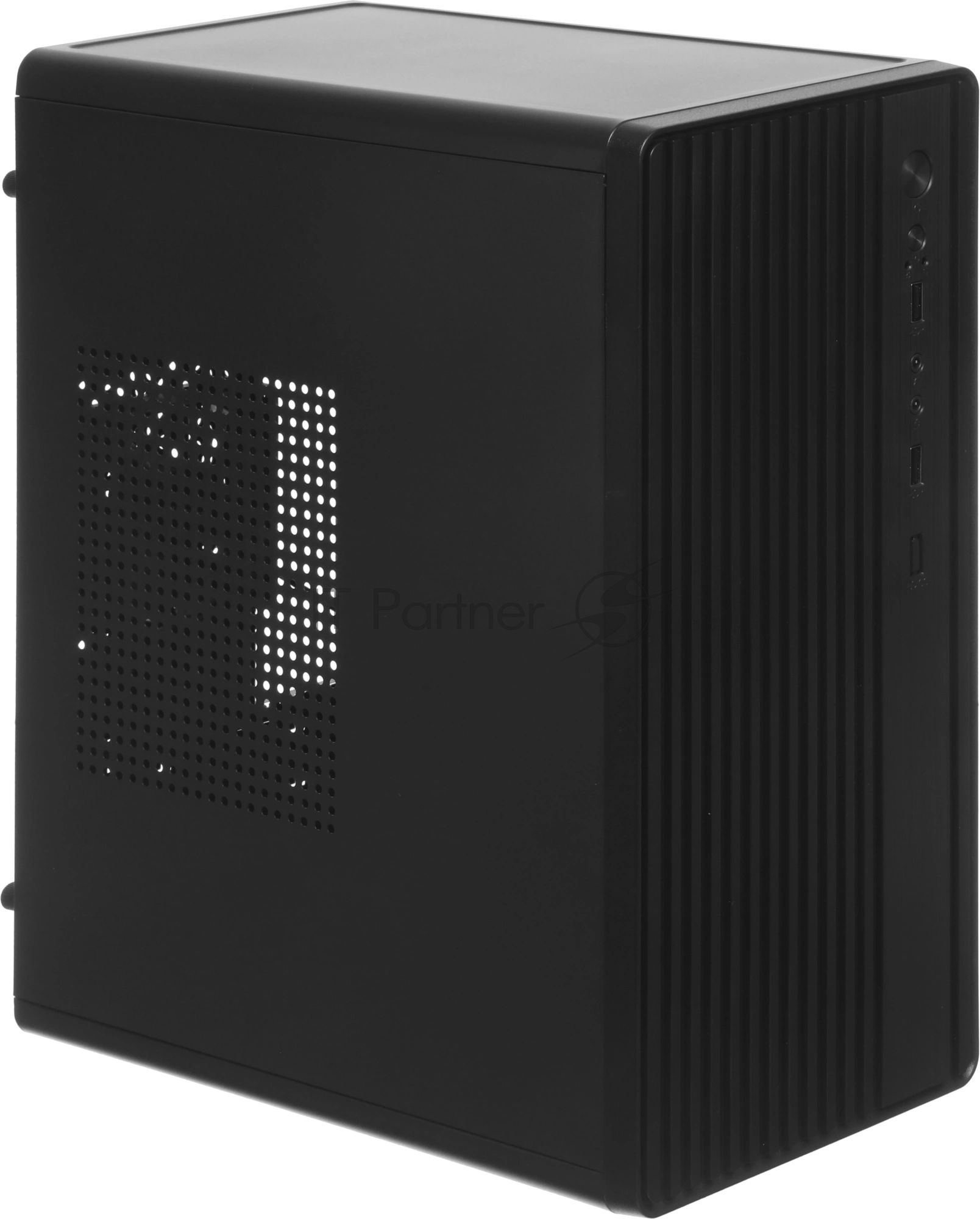 Компьютерный корпус Accord ACC-M258-01B черный без БП mATX 4x120мм 2xUSB2.0 audio