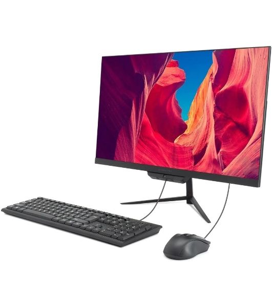 Моноблок Digma Pro Base 23.8" Full HD i3 12100 (3.3) 16Gb SSD512Gb UHDG 730 Windows 11 Pro GbitEth WiFi BT 90W клавиатура мышь Cam черный 1920x1080