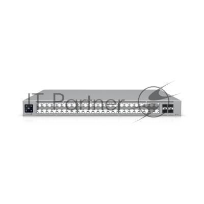Коммутатор Ubiquiti Enterprise Campus 48 PoE, 16×2.5 Гбит/с PoE + 32×10 Гбит/с PoE + 4×25 Гбит/с SFP28, управляемый