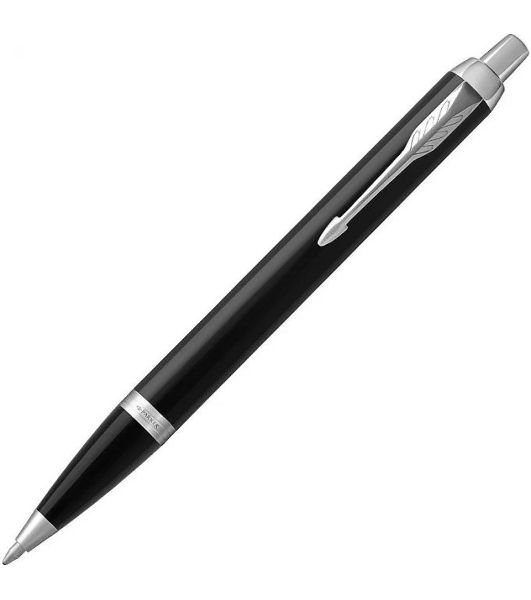 Ручка шариковая Parker IM Core K321 (CW1931665) Black CT, M, синие чернила, подарочная коробка