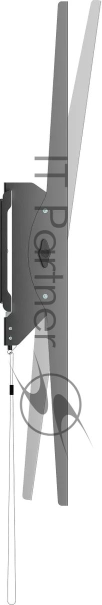Кронштейн для телевизора Ultramounts UM850T черный 43"-100" макс.75кг настенный наклон