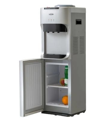 Кулер для воды Vatten V45SKB, верхняя загрузка, нагрев 90 °С, охлаждение 10 °С, серебристый/черный