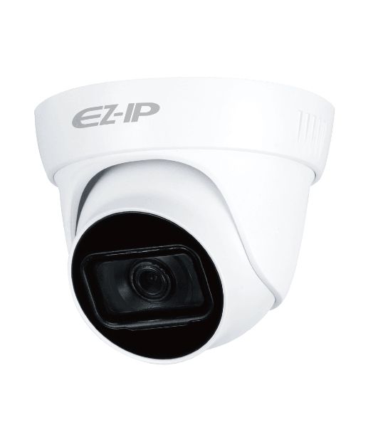 Видеокамера HDCVI EZ-IP EZ-HAC-T5B20P-A-0280B купольная, 1/2.7" 2Мп КМОП, 2.8мм фиксированный объектив, 4в1(CVI/TVI/AHD/CVBS), IP67