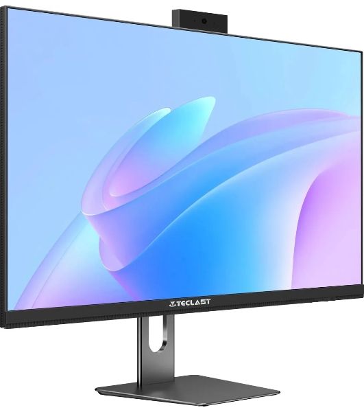 Моноблок Teclast T24 Air 23.8" Full HD i5 14450HX (2.4) 16Gb SSD 512Gb Iris Xe CR Windows 11 Pro GbitEth WiFi BT 120W клавиатура мышь Cam черный 1920x1080