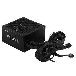 Блок питания ADATA XPG PYLON II BRONZE 750W, 750Вт, 80+ Bronze, 135мм, немодульный, черный