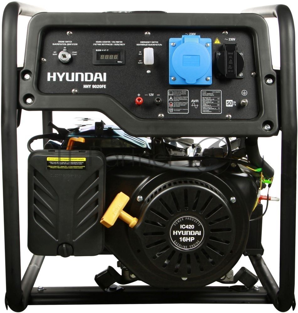 Электрогенератор бензиновый Hyundai HHY 9020FE, 6.5 кВт, 74 дБ, 85 кг