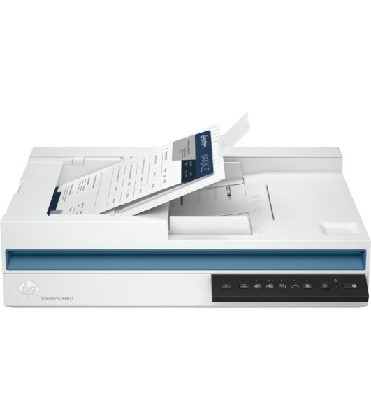 Сканер планшетный HP Scanjet Pro 2600 f1, A4, CIS, 600x600dpi, ДАПД 60 листов, ч/б 25 стр. или 50 изобр. в минуту (300dpi),цв. 25 стр/мин/50 изобр/мин, 48 бит, 24 бит, USB 2.0 (20G05A)