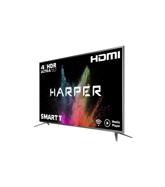 Телевизор Harper 55" 55U750TS черный LED 4K UHD 60Hz Smart TV Android 1.5GB/8GB