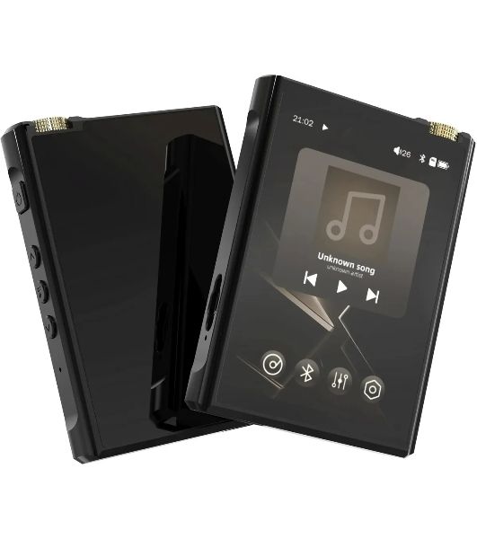Плеер Hi-Fi Flash Digma Pro XT7 черный/золотистый/3.5"/microSD/microSDHC